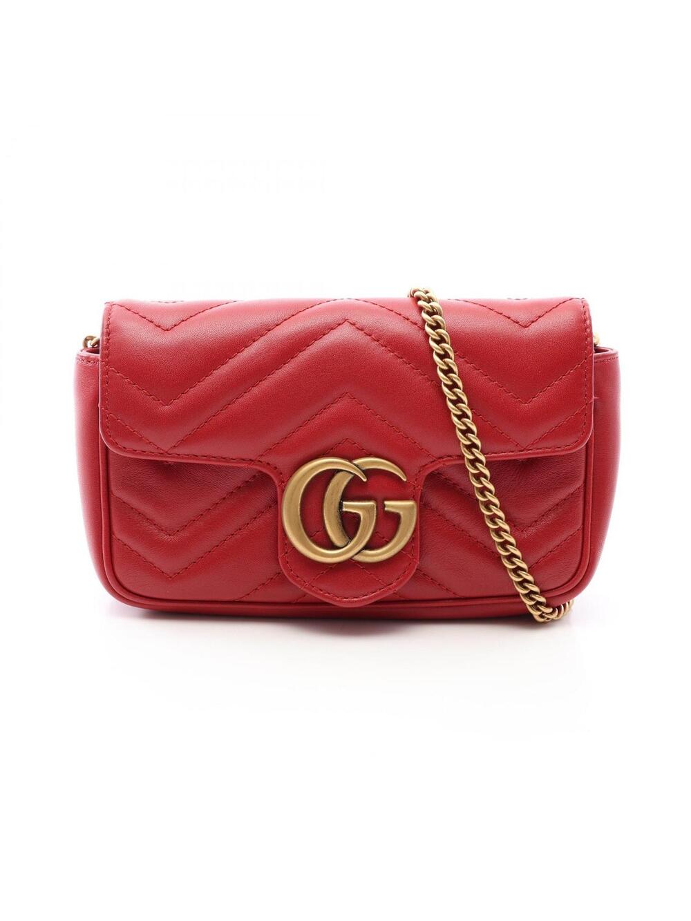 Gucci Gg Marmont Super Mini Chain #297159G99B